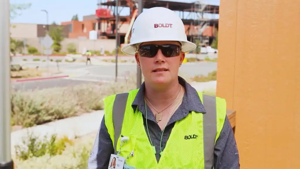 Construction worker describes experience working at 
